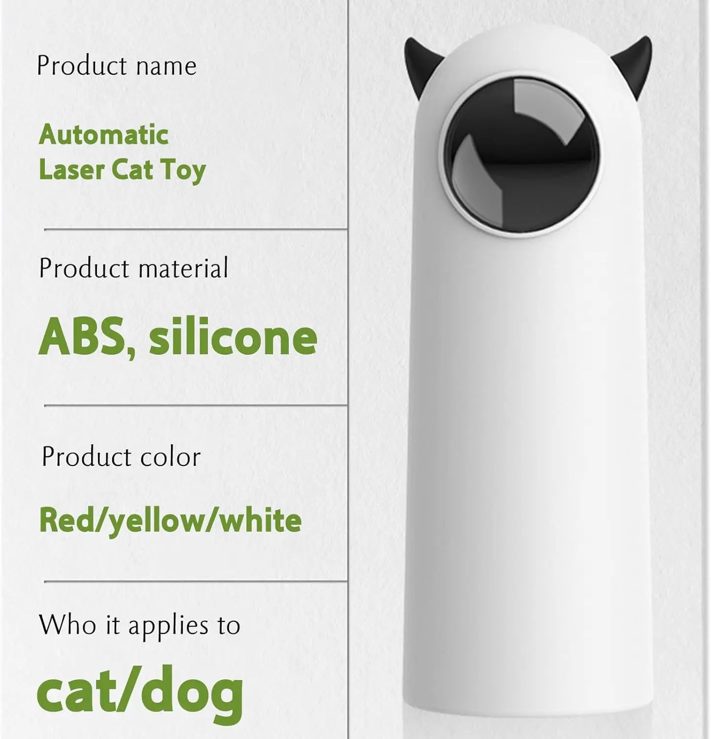 Automatic Smart LED Laser Cat Toy Eco-Friendly Indoor Pet Accessory with Handheld Electronic Features for Dog Teasing Box Packed