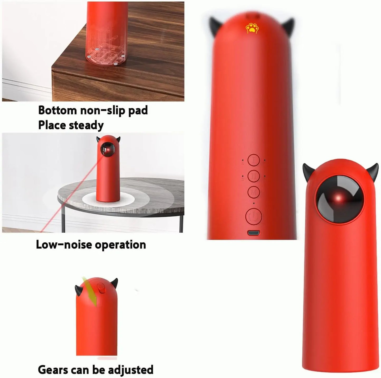 Automatic Smart LED Laser Cat Toy Eco-Friendly Indoor Pet Accessory with Handheld Electronic Features for Dog Teasing Box Packed