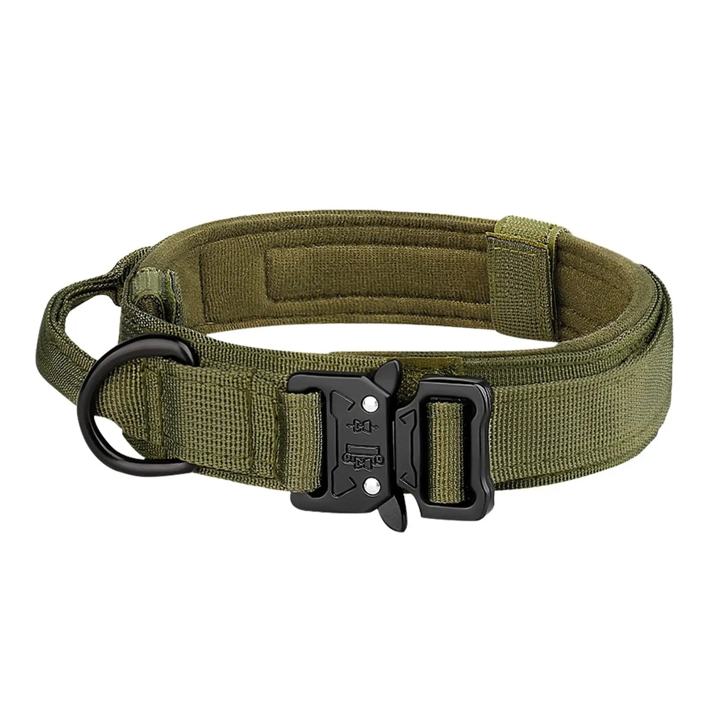 Tactical Dog Collar Metal Buckle Breathability Nylon Collar Medium and Large Dog Training Neck Collar Dog