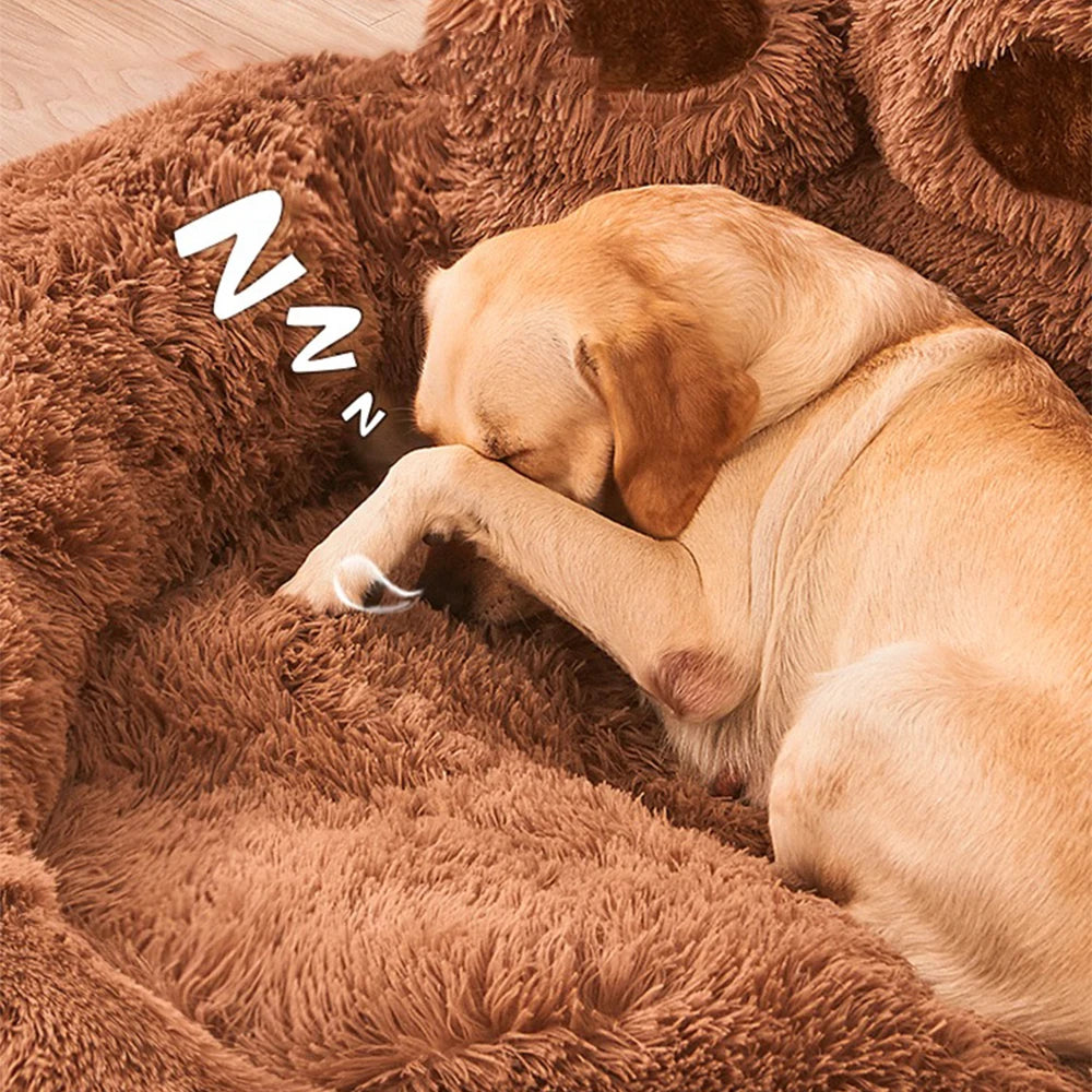 Pet Dog Sofa Beds for Small Dogs Warm Accessories Large Dog Bed Mat Pets Kennel Washable Plush Medium Basket