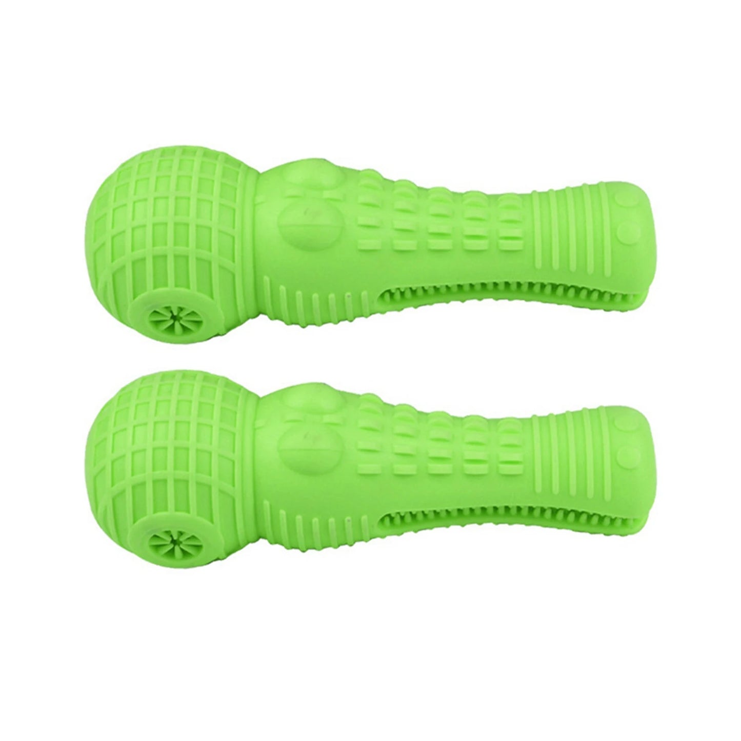 2 Dog Toy Gnawing Simulation Crocodile Molar Stick Dog Toothbrush Vocal Teeth Cleaning Green