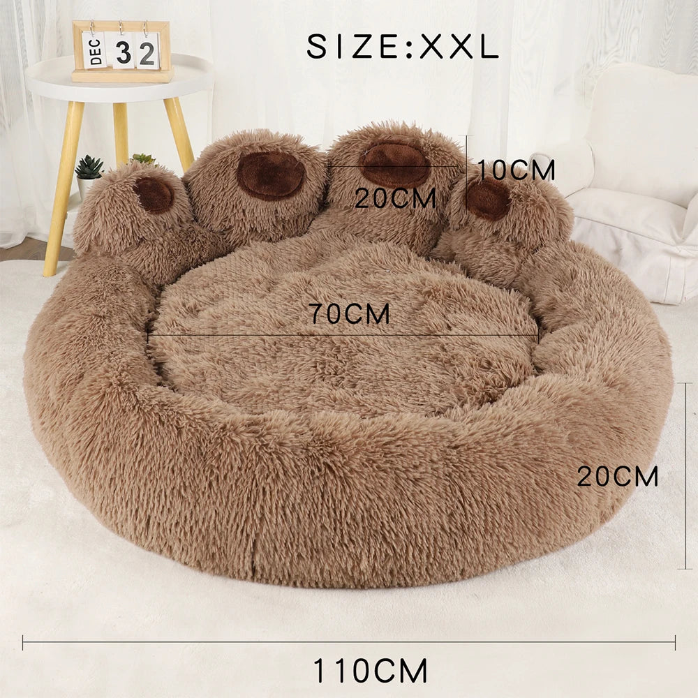 Pet Dog Sofa Beds for Small Dogs Warm Accessories Large Dog Bed Mat Pets Kennel Washable Plush Medium Basket