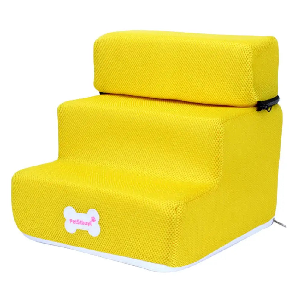 Detachable 3 Step Non-slip Small Dog Cats Pet 3 Steps Removable Ramp Climbing Bed Ladder