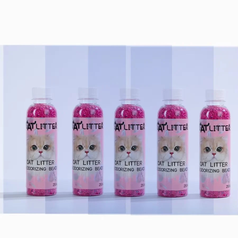 5pcs Pet Cat Litter Box Deodorant Beads To Remove Odors Deodorant Deodorant Granules Cat Litter Box Anti-odor Beads