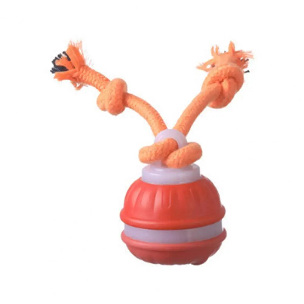 Medium Dog Ball Dog Toy Rolling Pet Toy with Motion Sensor USB Charging Automatic Moving Ball Squeaky Dog Toy for Active Play