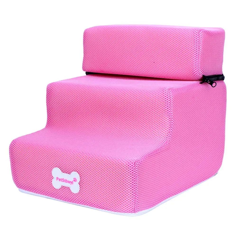 Detachable 3 Step Non-slip Small Dog Cats Pet 3 Steps Removable Ramp Climbing Bed Ladder