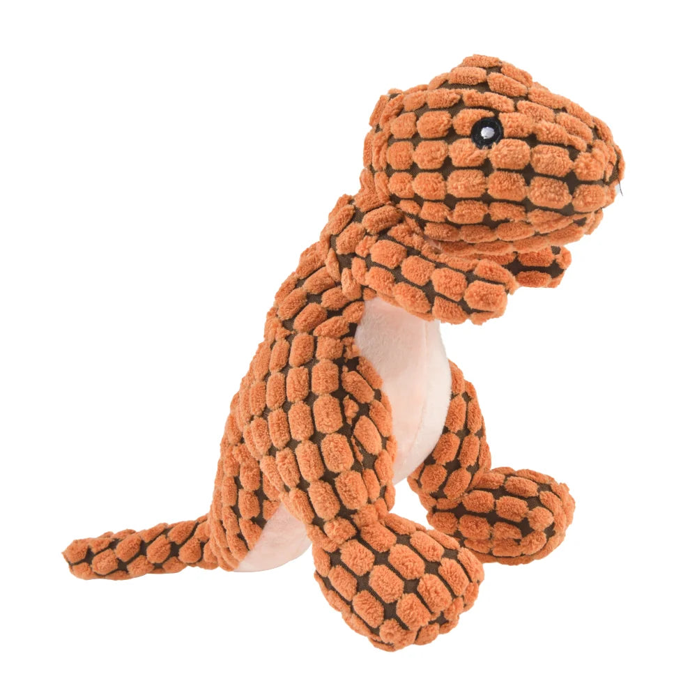 Cats and Dogs Pet Plush Dinosaur Toys Interactive Dog Chew Toys Plush Stuffing for Small Dogs