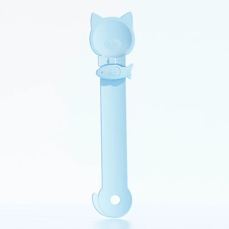 1/3PCS Cat Strip Feeder Spoon Long Handle Lickable Wet Food Feeder for Cats Pet Meat Mud Food Squeeze Dispense Spoon