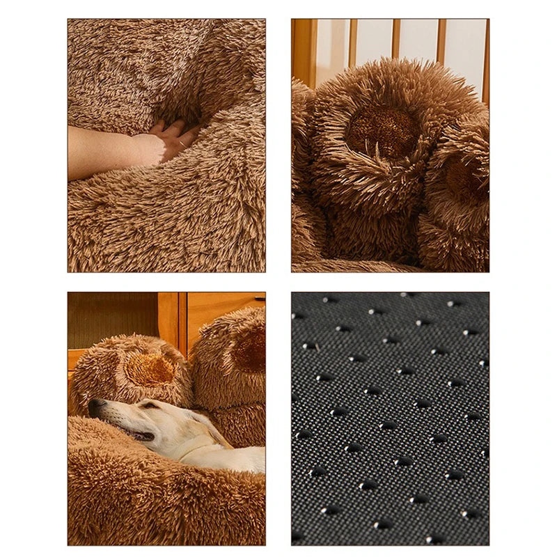 Pet Dog Sofa Beds for Small Dogs Warm Accessories Large Dog Bed Mat Pets Kennel Washable Plush Medium Basket