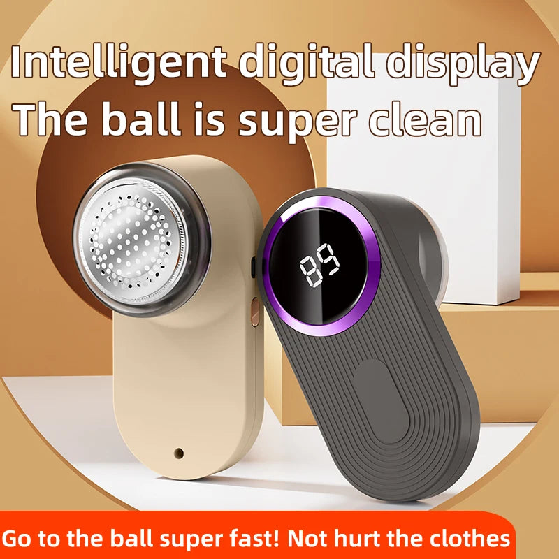 Lint Remover for Clothing LED Digital Electric Pellet Fluff Remover USB Rechargeable