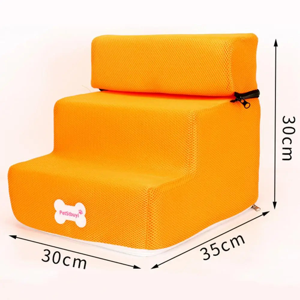 Detachable 3 Step Non-slip Small Dog Cats Pet 3 Steps Removable Ramp Climbing Bed Ladder