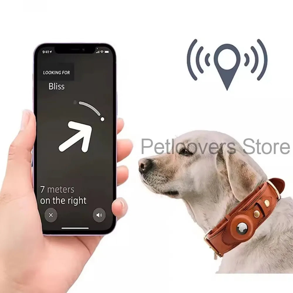 Apple Airtag Anti-Lost Dog Collar, Pet Accessories, Dog Protection Tracker, Anti-Lost Locator, Waterproof Dog leash
