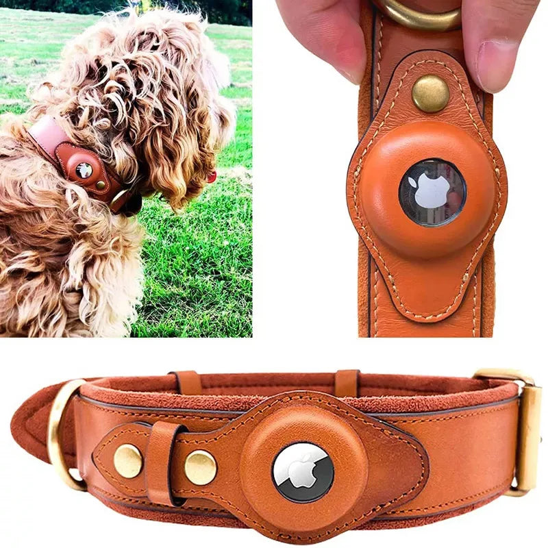 Apple Airtag Anti-Lost Dog Collar, Pet Accessories, Dog Protection Tracker, Anti-Lost Locator, Waterproof Dog leash