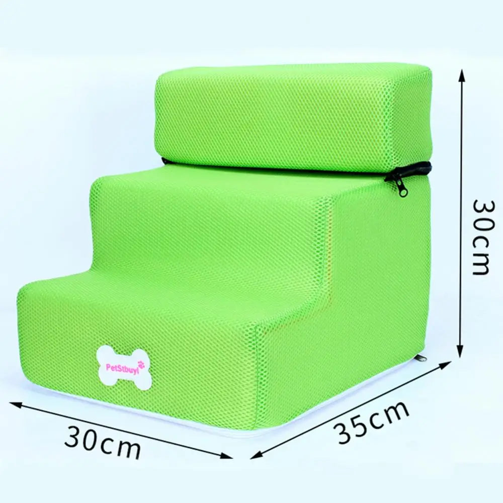 Detachable 3 Step Non-slip Small Dog Cats Pet 3 Steps Removable Ramp Climbing Bed Ladder