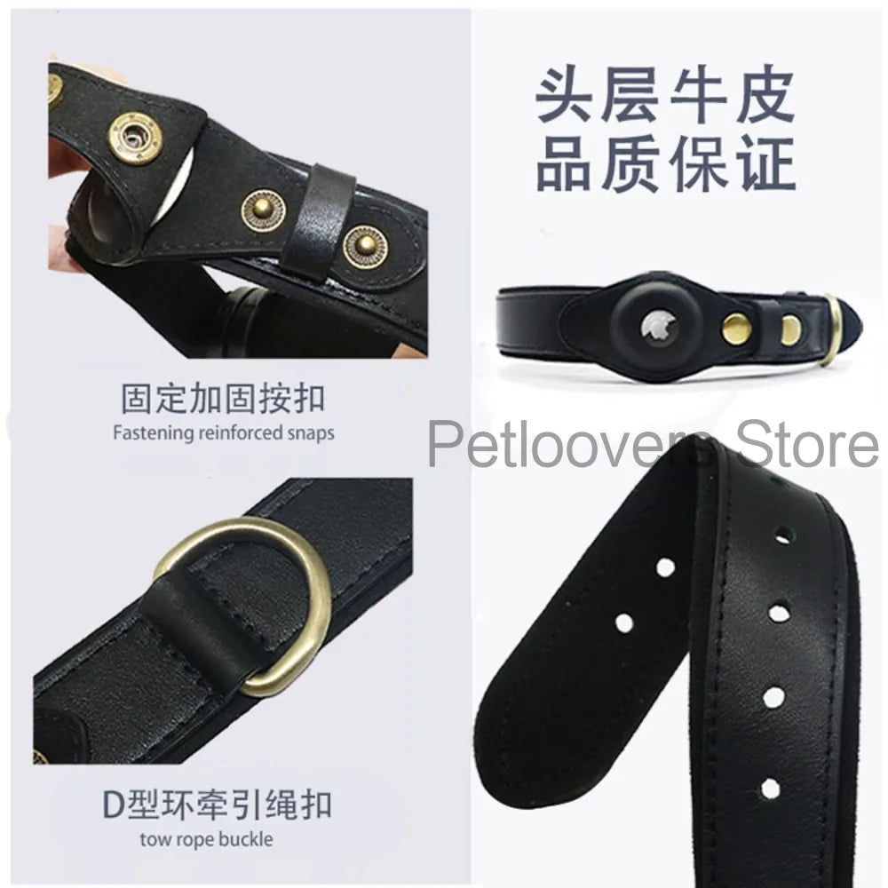 Apple Airtag Anti-Lost Dog Collar, Pet Accessories, Dog Protection Tracker, Anti-Lost Locator, Waterproof Dog leash