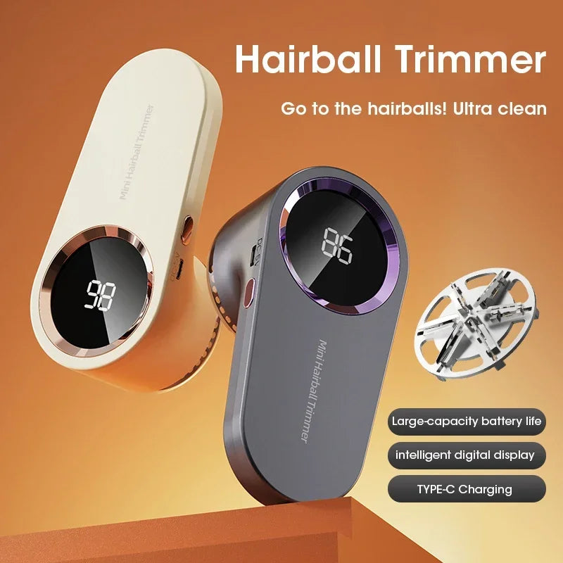 Lint Remover for Clothing LED Digital Electric Pellet Fluff Remover USB Rechargeable