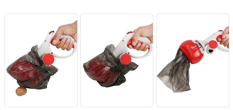 Pet Dog Pooper Scooper Portable Outdoor Cleaner Garbage Picker Poop Bag Collection Convenient Cleaning Tools Dog Poop Collector