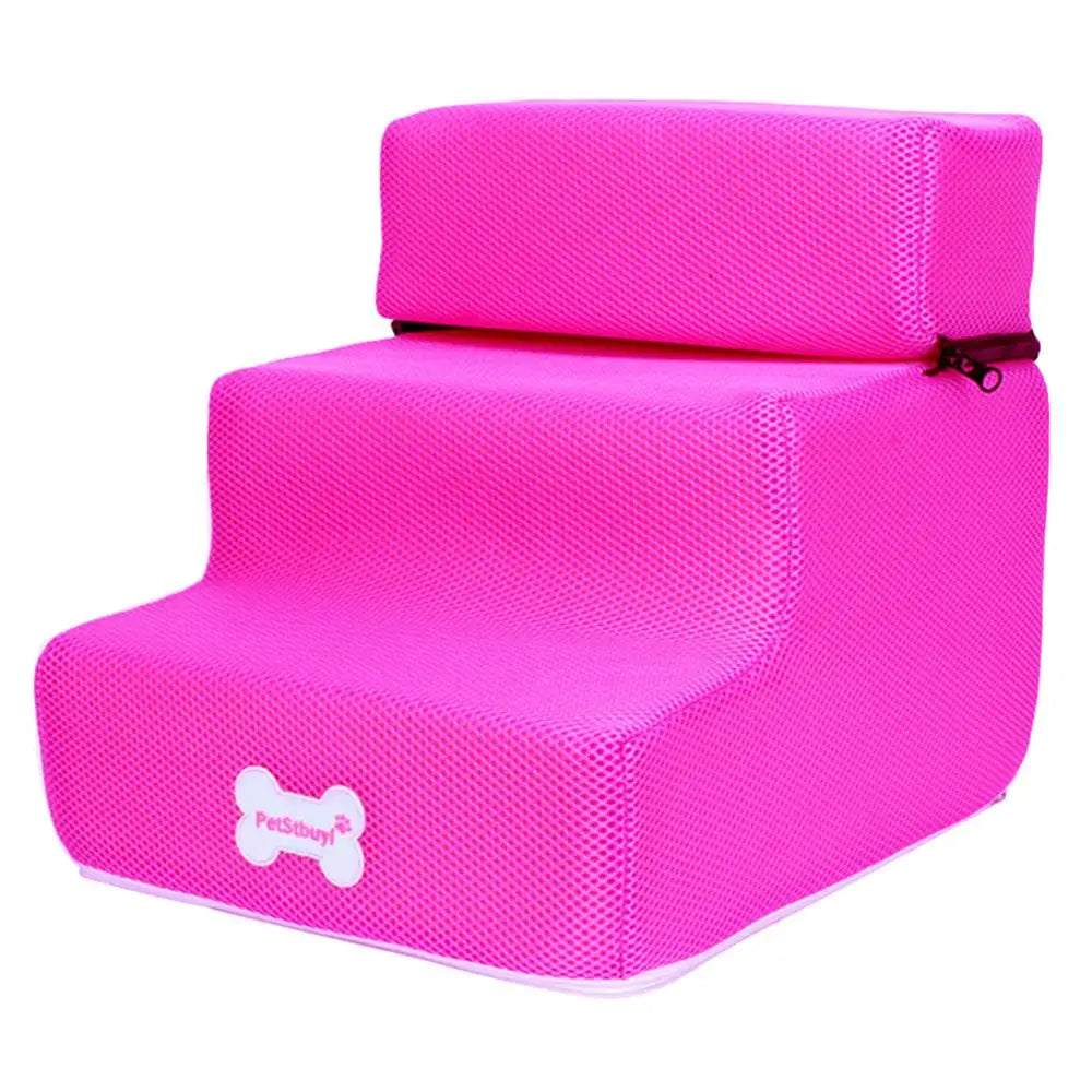 Detachable 3 Step Non-slip Small Dog Cats Pet 3 Steps Removable Ramp Climbing Bed Ladder