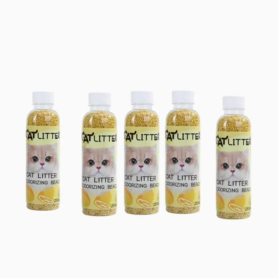 5pcs Pet Cat Litter Box Deodorant Beads To Remove Odors Deodorant Deodorant Granules Cat Litter Box Anti-odor Beads