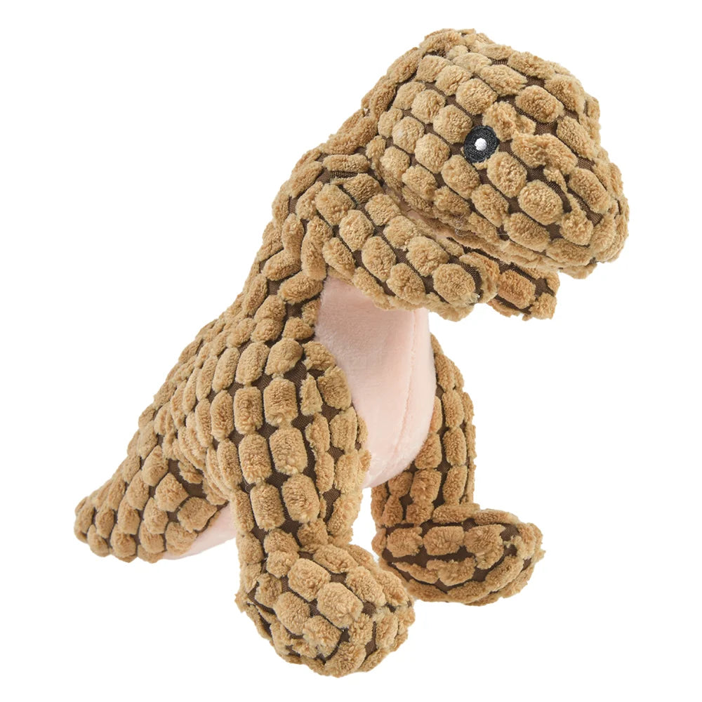 Cats and Dogs Pet Plush Dinosaur Toys Interactive Dog Chew Toys Plush Stuffing for Small Dogs