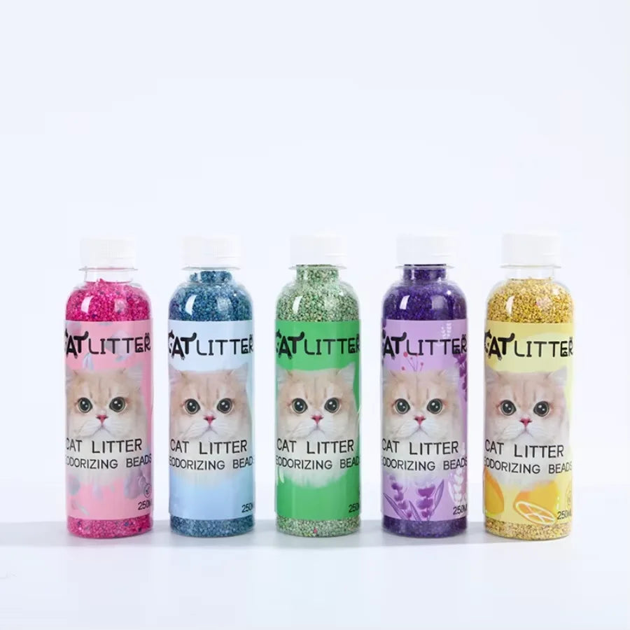 5pcs Pet Cat Litter Box Deodorant Beads To Remove Odors Deodorant Deodorant Granules Cat Litter Box Anti-odor Beads