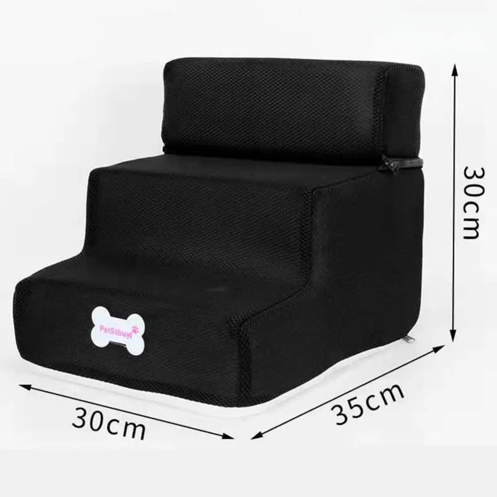 Detachable 3 Step Non-slip Small Dog Cats Pet 3 Steps Removable Ramp Climbing Bed Ladder
