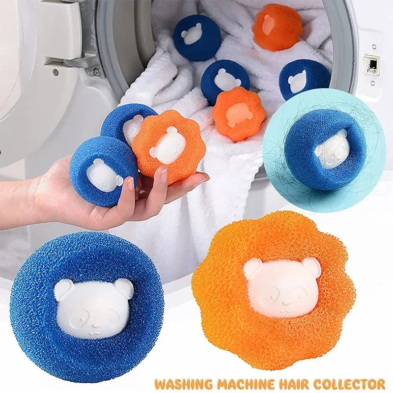 1-5pcs Pet Hair Remover Reusable Ball Laundry Washing Machine Filter Wool Sticker Cat Hair Remover Pet Fur Lint Catcher