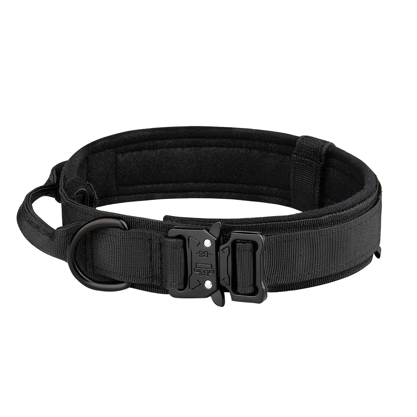 Tactical Dog Collar Metal Buckle Breathability Nylon Collar Medium and Large Dog Training Neck Collar Dog
