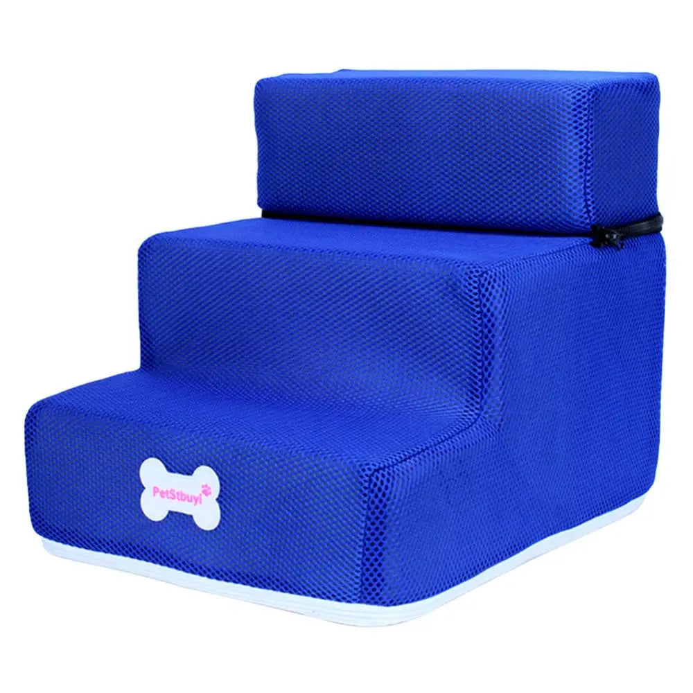Detachable 3 Step Non-slip Small Dog Cats Pet 3 Steps Removable Ramp Climbing Bed Ladder