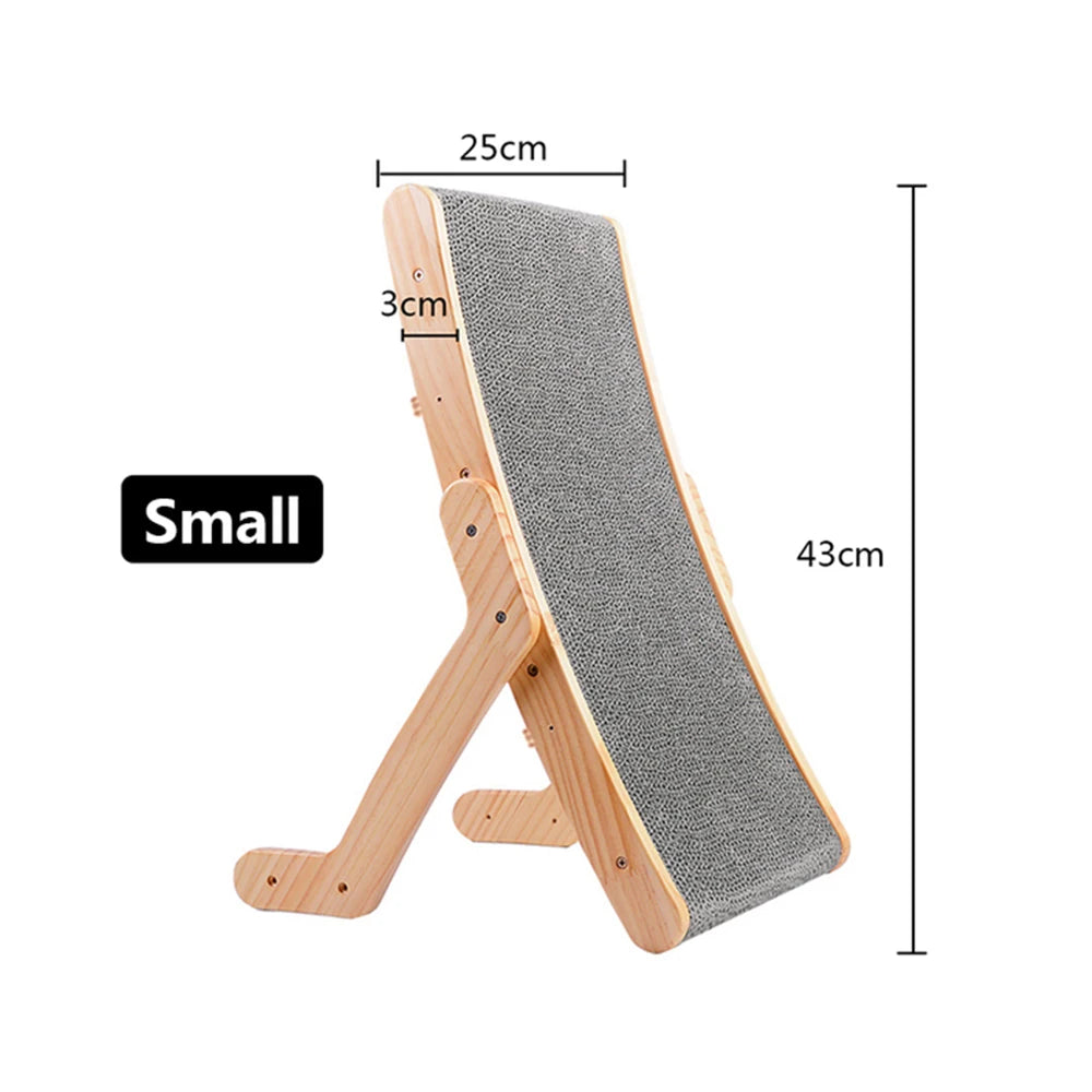 Wood Anti Cat Scratcher Cat Scratch Board Bed 3 In 1 Pad Vertical Pet Cat Toys Grinding Nail Scraper Mat Training Grinding Claw
