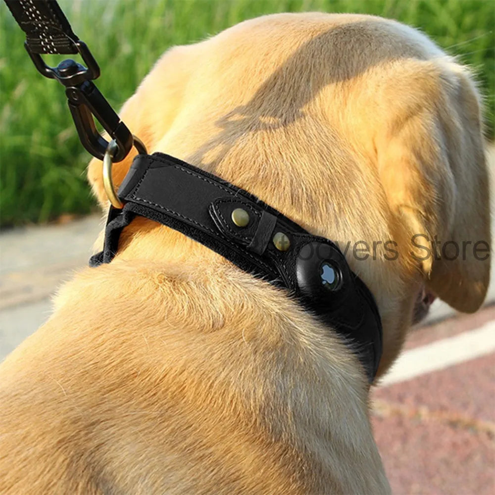 Apple Airtag Anti-Lost Dog Collar, Pet Accessories, Dog Protection Tracker, Anti-Lost Locator, Waterproof Dog leash