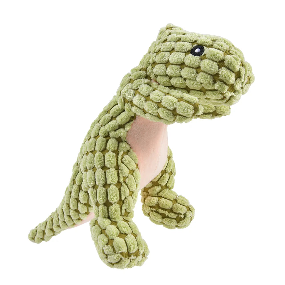 Cats and Dogs Pet Plush Dinosaur Toys Interactive Dog Chew Toys Plush Stuffing for Small Dogs
