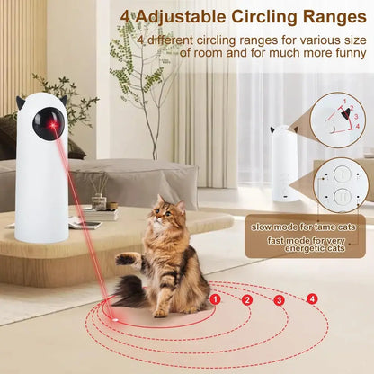 Automatic Smart LED Laser Cat Toy Eco-Friendly Indoor Pet Accessory with Handheld Electronic Features for Dog Teasing Box Packed