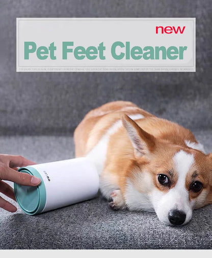 Pet Foot Cleaner Cup Soft Silicone Combs Portable Pet Dog Cat Foot Washer Cleaner Brush Quickly Wash Dirty Pet Foot Cleaner