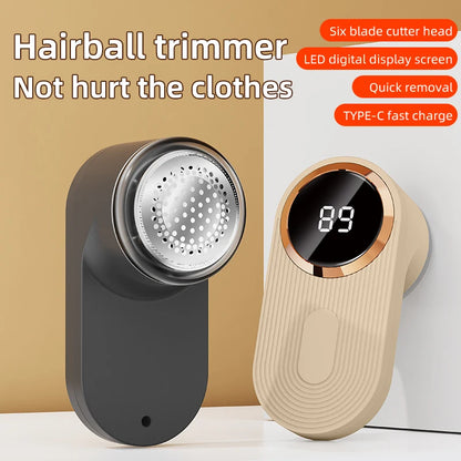Lint Remover for Clothing LED Digital Electric Pellet Fluff Remover USB Rechargeable