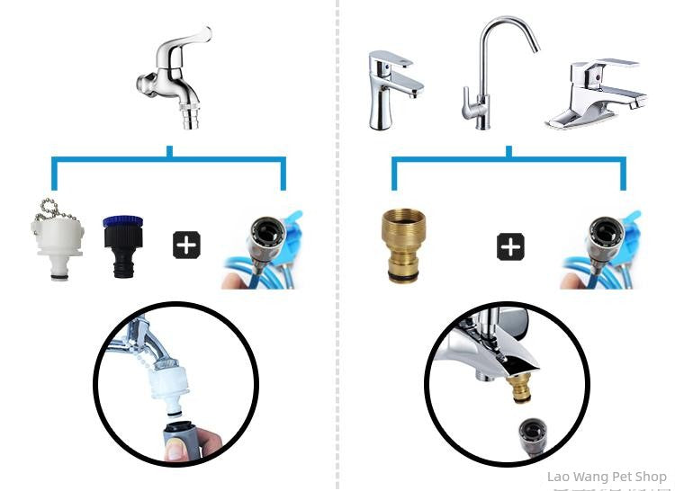 Bath Artifact Nozzle Bichon Shower Head Dog