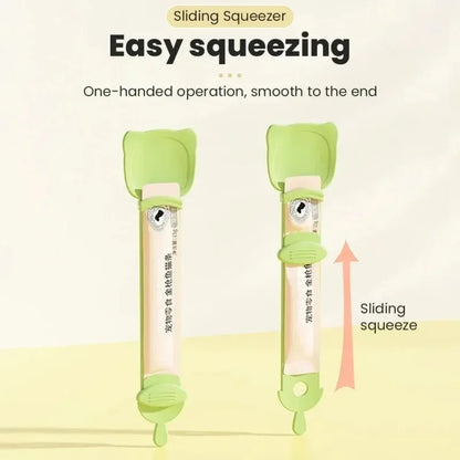 1/3PCS Cat Strip Feeder Spoon Long Handle Lickable Wet Food Feeder for Cats Pet Meat Mud Food Squeeze Dispense Spoon