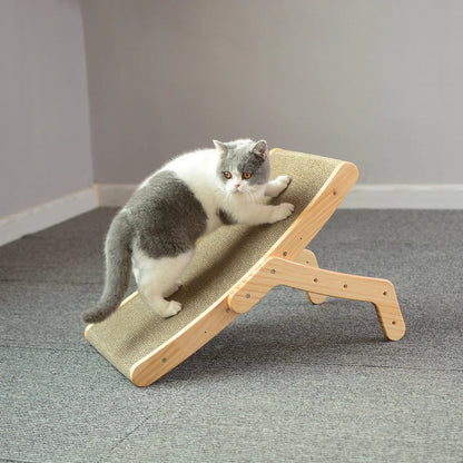 Wood Anti Cat Scratcher Cat Scratch Board Bed 3 In 1 Pad Vertical Pet Cat Toys Grinding Nail Scraper Mat Training Grinding Claw