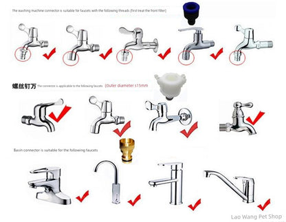 Bath Artifact Nozzle Bichon Shower Head Dog