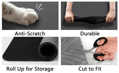 Pet Placemat for Food and Water Bowl, with Waterproof Rubber Backing, Quick Dry Water Mat for Dog Cat