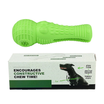2 Dog Toy Gnawing Simulation Crocodile Molar Stick Dog Toothbrush Vocal Teeth Cleaning Green