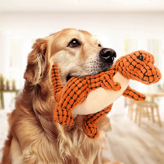 Cats and Dogs Pet Plush Dinosaur Toys Interactive Dog Chew Toys Plush Stuffing for Small Dogs