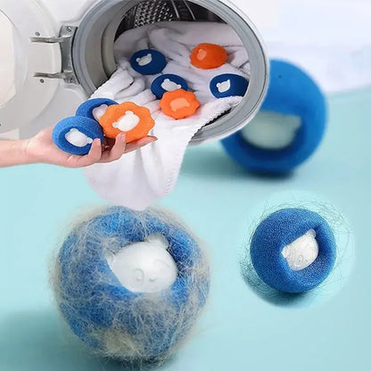 1-5pcs Pet Hair Remover Reusable Ball Laundry Washing Machine Filter Wool Sticker Cat Hair Remover Pet Fur Lint Catcher