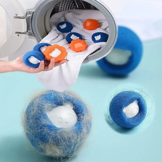 1-5pcs Pet Hair Remover Reusable Ball Laundry Washing Machine Filter Wool Sticker Cat Hair Remover Pet Fur Lint Catcher