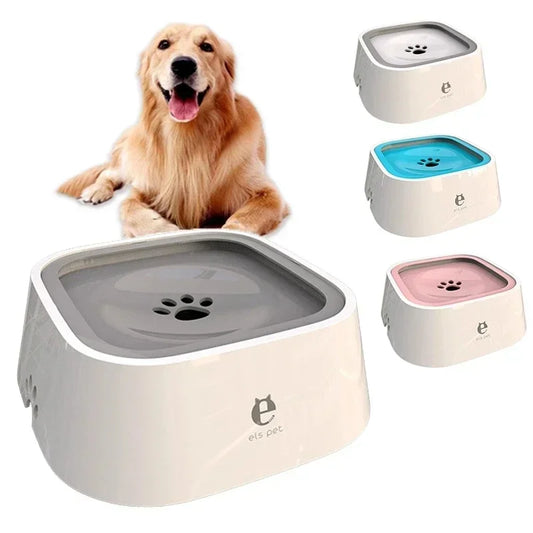 Drinking Water Bowl, Floating, Non-wetting Mouth, for Dog, Without Spill